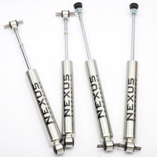 Загрузить изображение в средство просмотра галереи, NEXUS SUSPENSION Front and Rear Shock Absorbers Fits Suspension Lift 0-4" Jeep Cherokee XJ 1984-2001 Pair Zinc Plated Coating